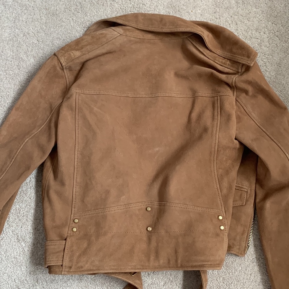 Allsains Luna Suede Biker Jacket - Picture 9 of 12